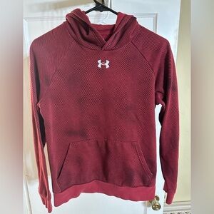 Kids Under Armour Red Hoodie Sweater